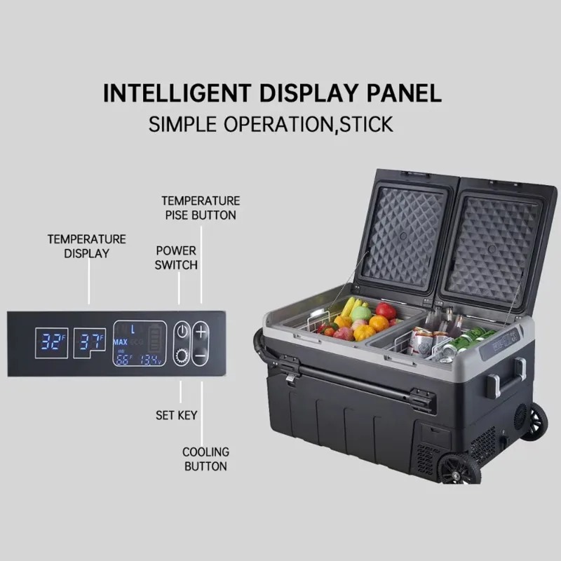 75/95L Przenośne lodówki solar – Outdoor Camping Fridge recenzja i cena
